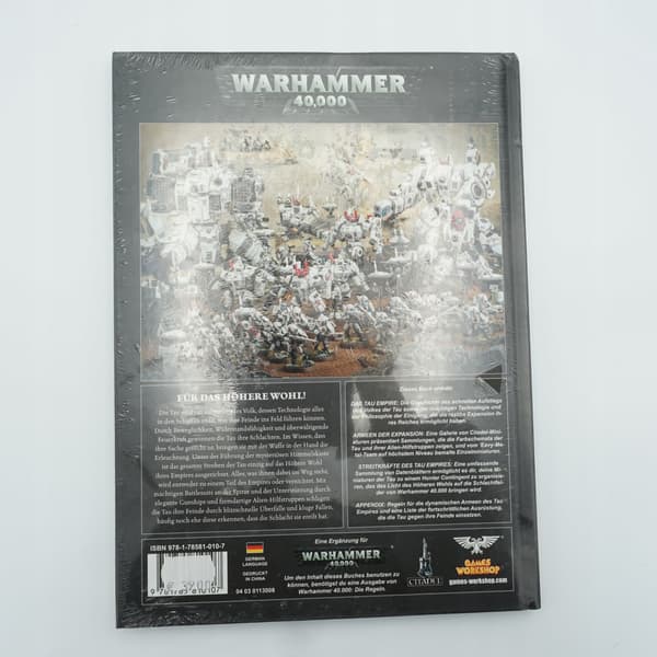 Warhammer 40k Codex Tau Empire: a vintage German rulebook