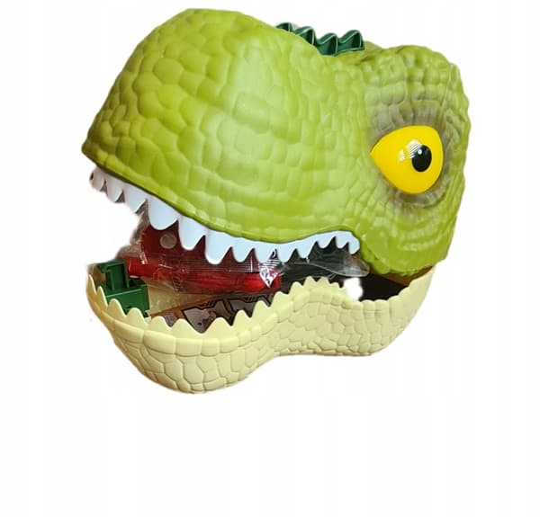 DINOSAUR SET: DINOSAUR HEAD, STORAGE CASE WITH ACCESSORIES