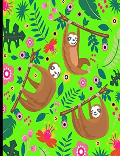 My Awesome Comic Book: Light Green Sloth Comic Book, 110 pages. Create