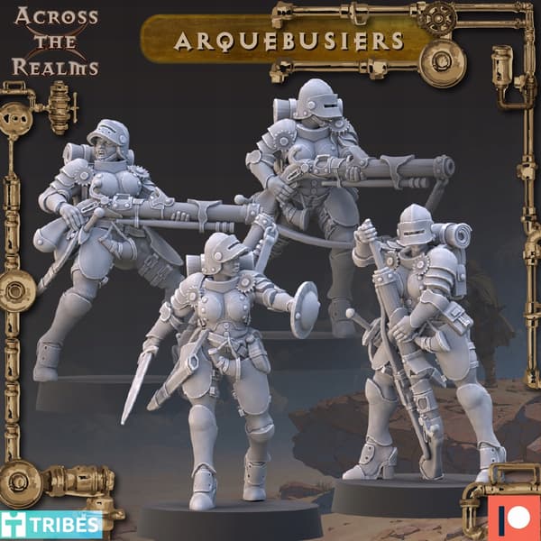Arquebusiers x4 Across the Realms