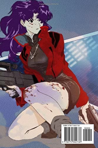 Misato Katsuragi Notebook: Lined Pages Notebook, Small Size, 6x9 inches / 1