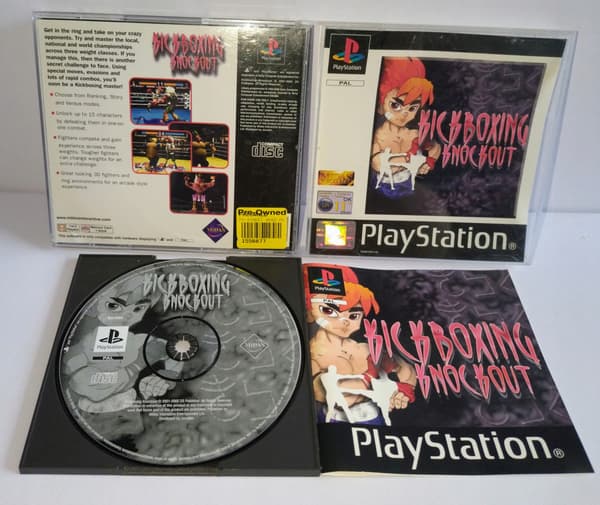 KICKBOXING KNOCKOUT 3XA PlayStation (PSX) boxed version