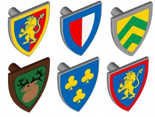LEGO Lion Deer Forestman Castle Knight Shield
