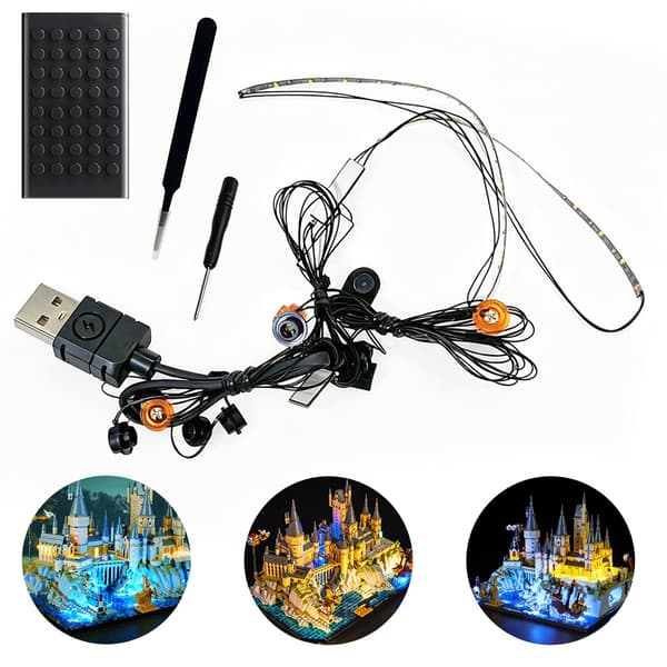 LED lighting set for LEGO Hogwarts 76419