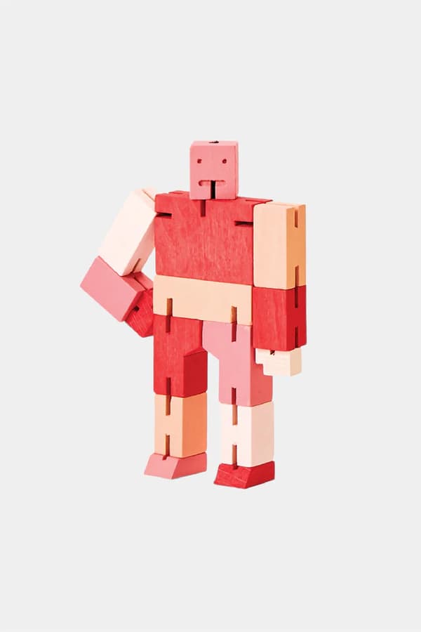 Areaware Cubebot micro, red and multicoloured, Areaware