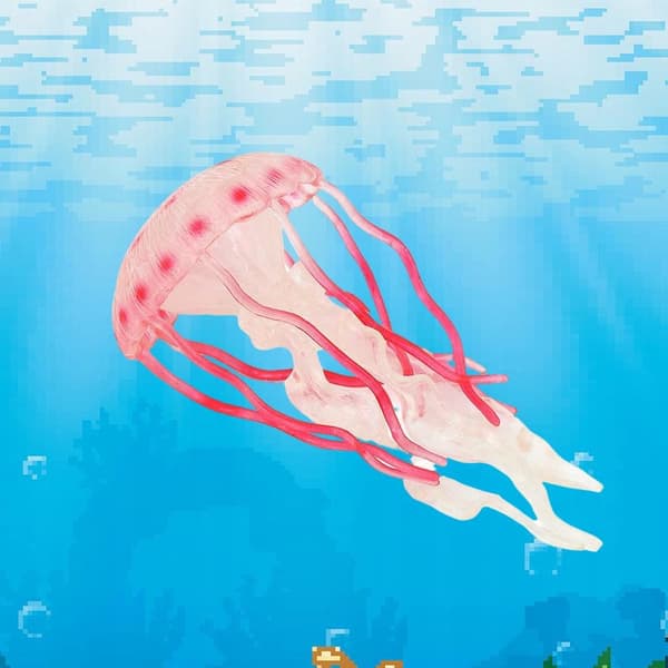 Ocean Creatures Vivid Jellyfish Model Educational toys Blush brushes