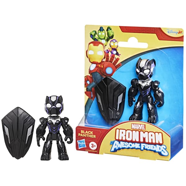 IRON MAN AND THE MARVEL TEAM – HASBRO BLACK PANTHER FIGURE