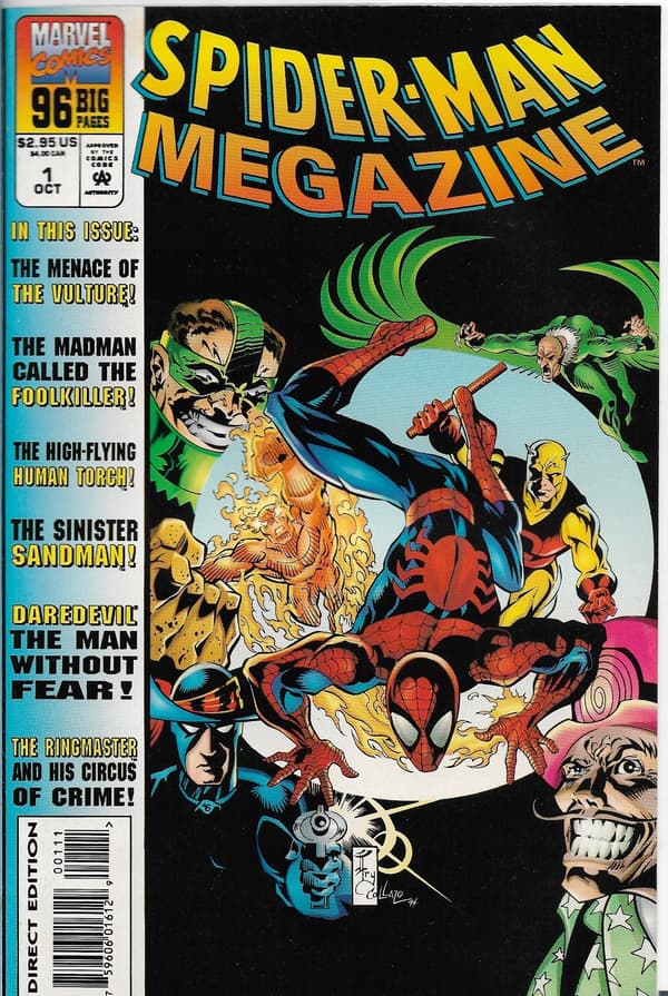 Marvel Spider-Man Magazine Comic 1/1994 (in English), 96 pages