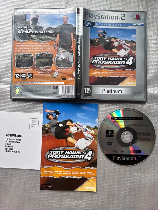 TONY HAWK'S PRO SKATER 4 PS2