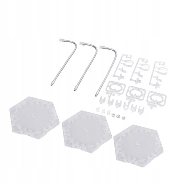 3-pack ABS figurine stand – Foldable stainless steel doll 59