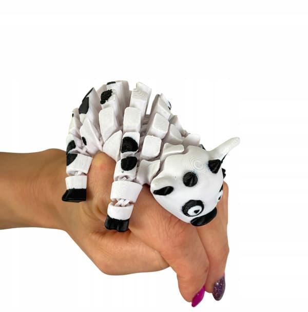 Krówka, 3D cow – segmented, movable figurine, stress reliever, novelty item