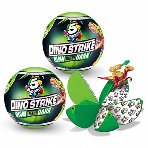 Surprise Dino Strike Double Set with Glow-in-the-Dark Figures