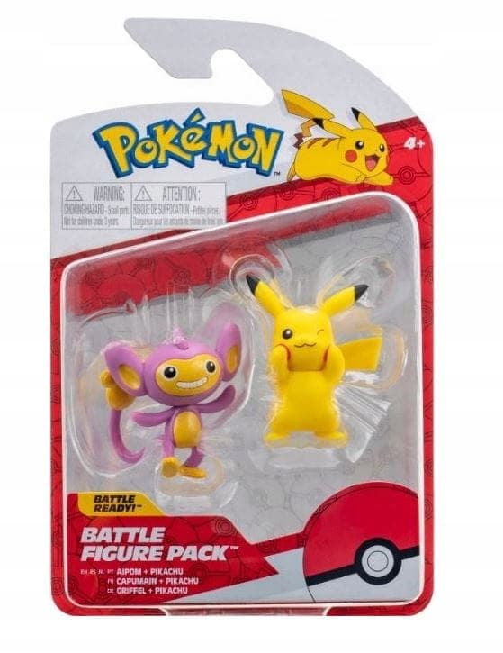 POKEMON Aipom + Pikachu Battle Figure