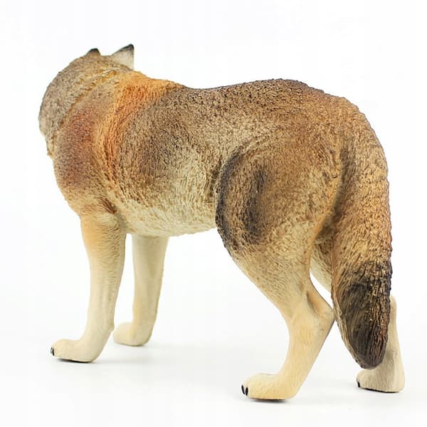 PLASTIC WOLF DECORATION WITH PRECISE WORKMANSHIP