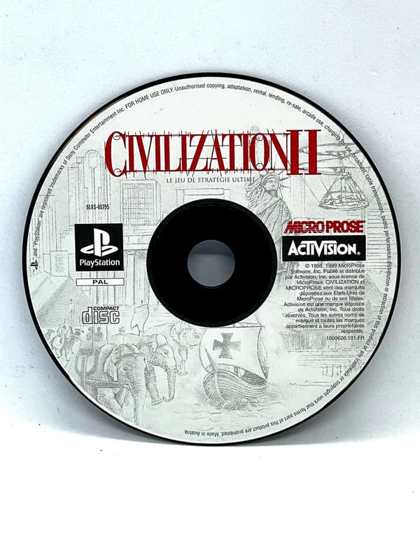 Civilization II PS1 PSX (the game itself)