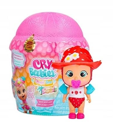 CRY BABIES MAGIC TEARS TROPICAL BEACH BABIES DOLL + ACCESSORIES