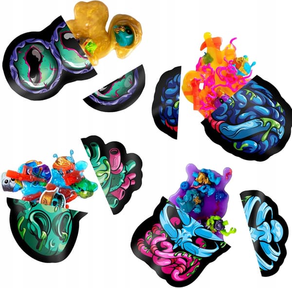 TREASURE X ALIENS DISSECTIONS LARGE ALIEN SET – 35 SURPRISES, 30 CM