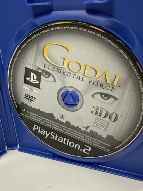 GODAI ELEMENTAL FORCE PlayStation 2 (PS2) boxed edition MIRROR DISC