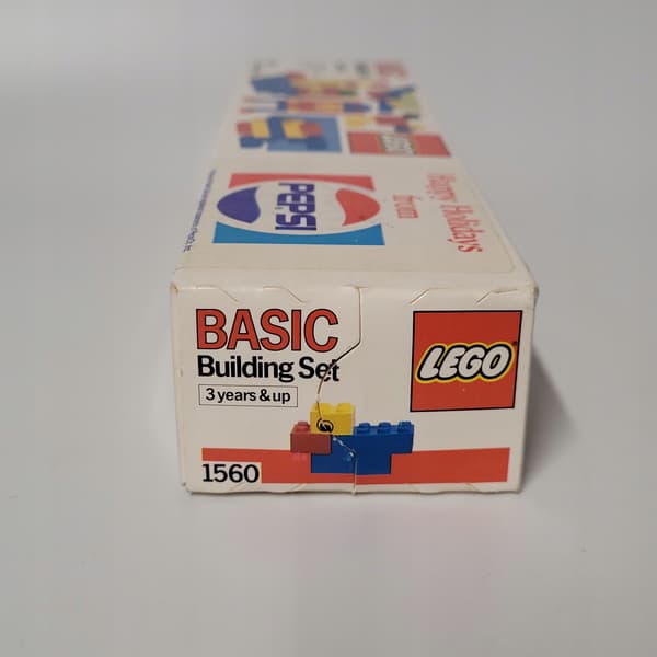 Lego Pepsi Christmas Set 1560 Father Christmas Basic bricks MISB 1985