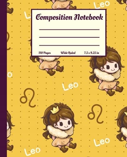 Composition Notebook: Wide-lined Composition Notebook for School and University