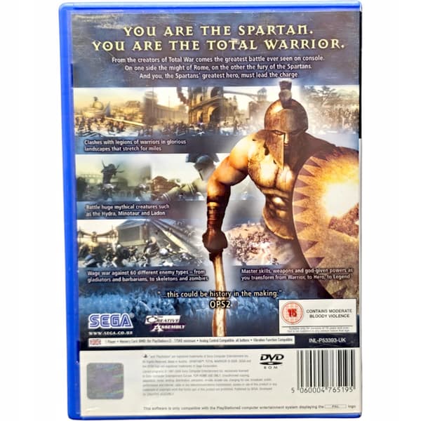 SPARTAN TOTAL WARRIOR PS2 PlayStation 2 (PS2) #2