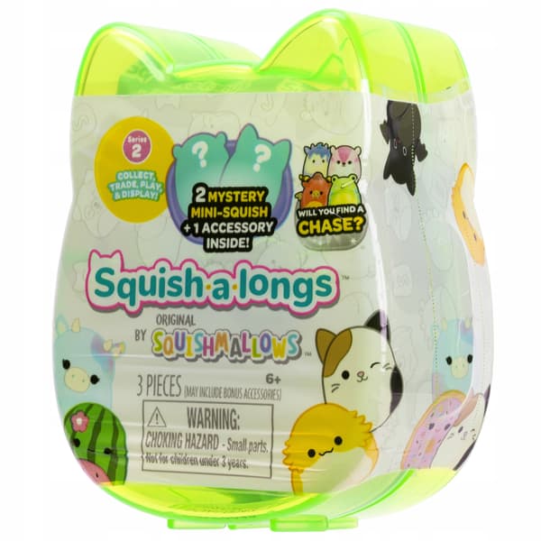 SQUISH-A-LONGS – 2.5 cm, assorted, pack of 2