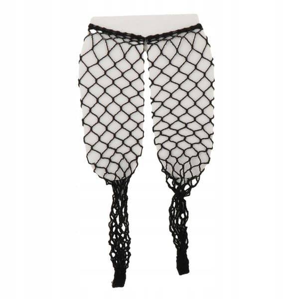 Miniature fishnet stocking, 1:6 scale. An accessory for doll leggings, black outfit
