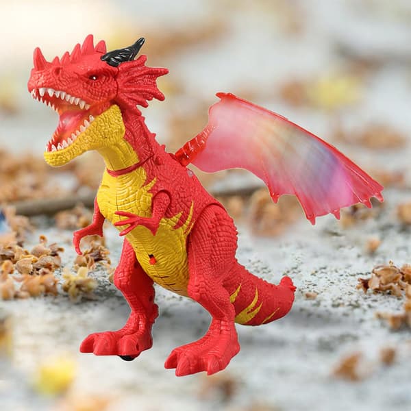 Electronic Simulation Dinosaur Prehistoric Animal Educational Toy Red