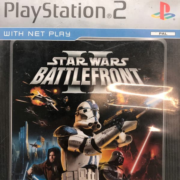 STAR WARS BATTLEFRONT II PlayStation 2 (PS2) boxed game