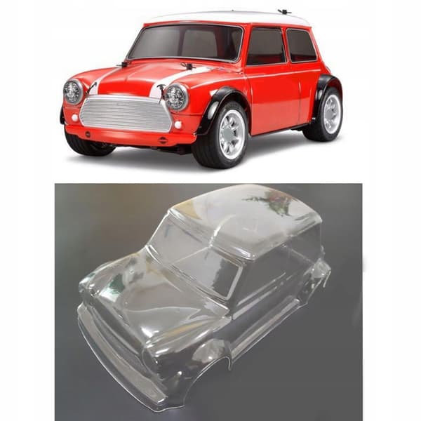 1:10 scale body shell, finished body shell, M-car body shell frame for the 1/10 Mini