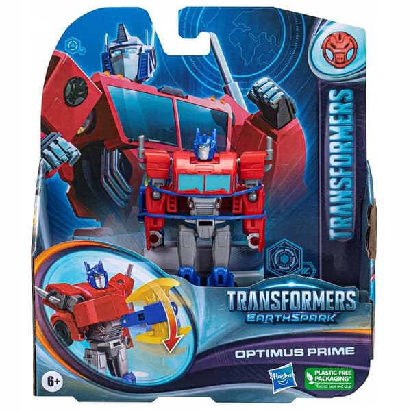 TRANSFORMERS EARTHSPARK WARRIOR FIGURINE Optimus Prime F6724