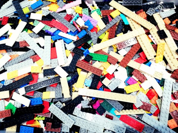 Lego bricks in various sizes – City Mix, 0.3 kg
