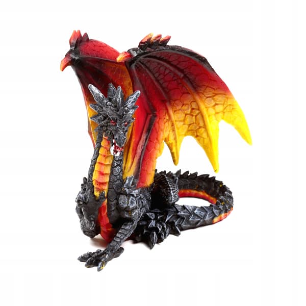 Puckator 'Dark Legends' Night Fire Dragon Defender Figurine