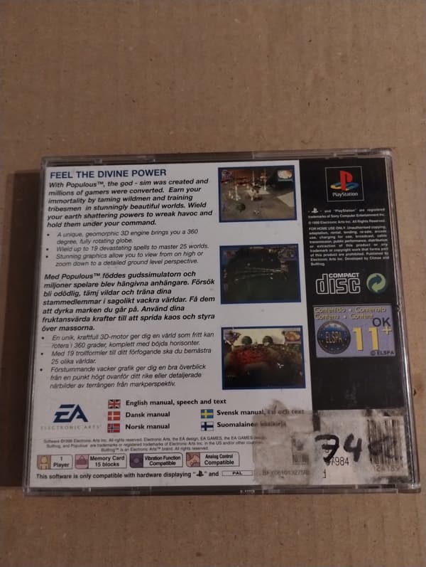 Populous: The Beginning for PlayStation (PSX)