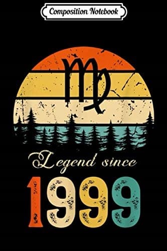 Composition Notebook: A Legend Since 1999 – Virgo, 20 September Birthday