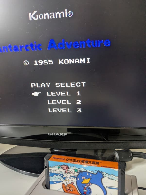 Antarctic Adventure – Nintendo Famicom/Pegasus