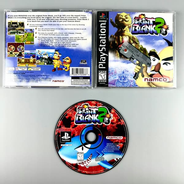 Point Blank 2 | PS1 | PSX | PLAYSTATION 1 | 3xA SET