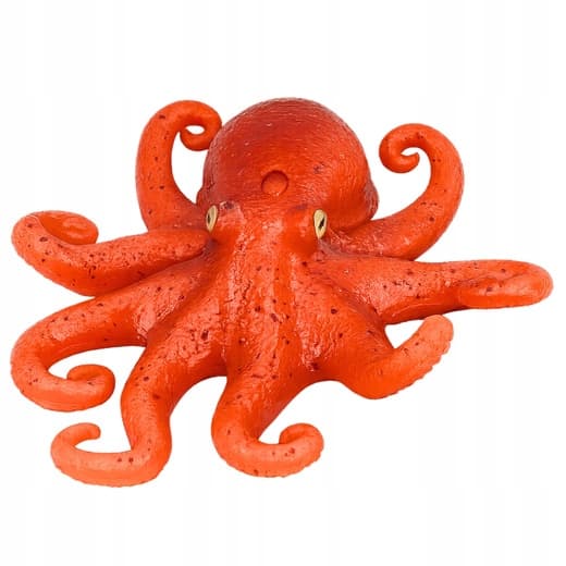 Rubber Octopus Figurine – Stretchy, Realistic, Sea Creature, 14cm