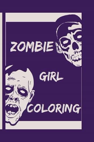 Zombie Girl Colouring Book