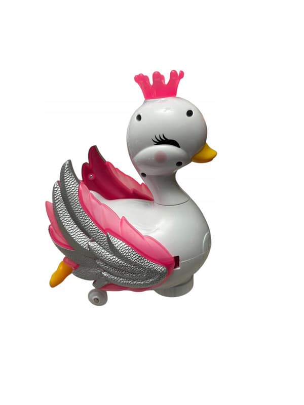 Interactive electric toy – a swan with a floating ball and lights