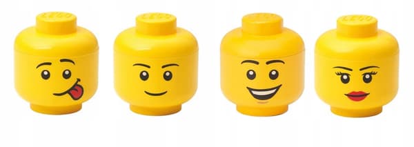 LEGO MINI HEAD CONTAINER 4-PACK – XS SET 0.36L 43330801