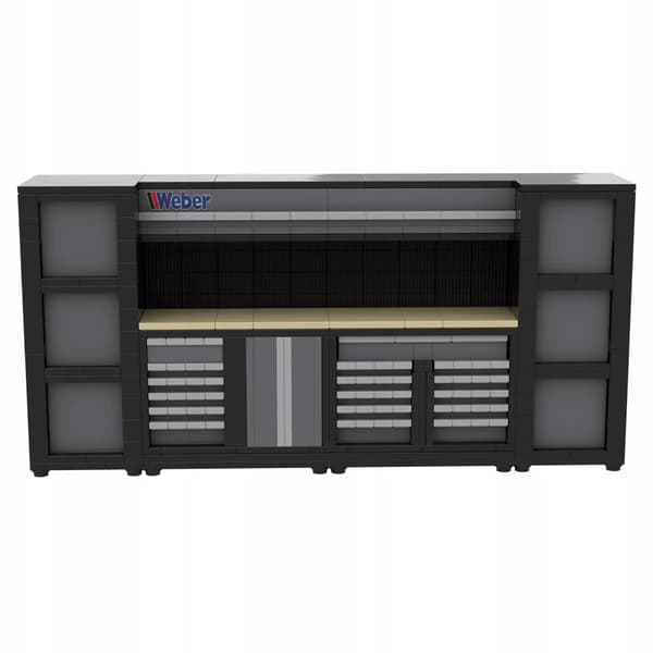 Weber 461 workshop cupboard building blocks (el.)