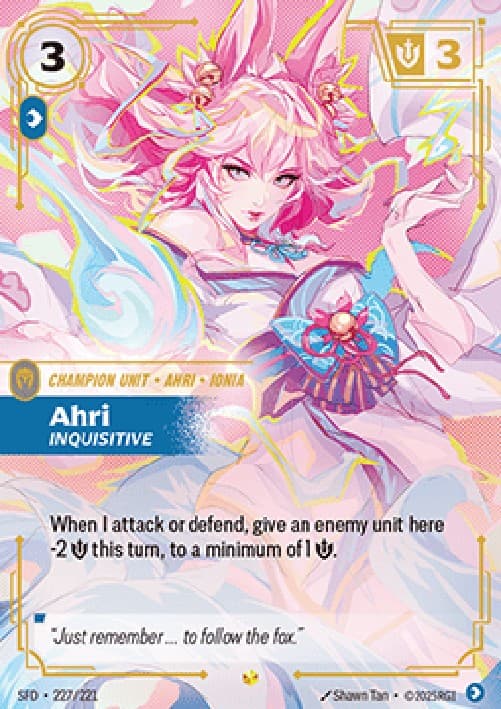 Riftbound SFD Ahri, Inquisitive