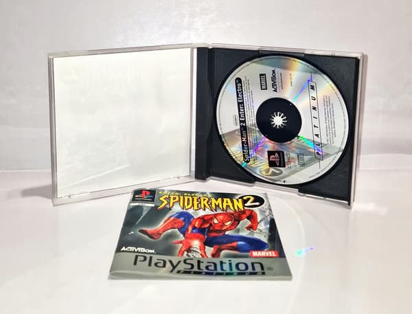 Spider-Man 2: Enter Electro PSX 3XA Game Disc + Manual