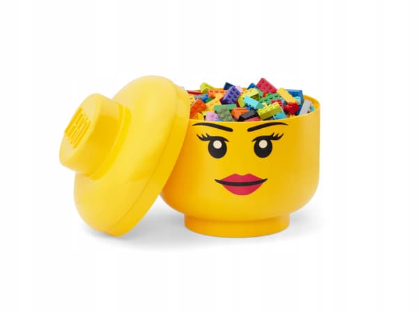LEGO container – girl’s head, 2 litres, size S