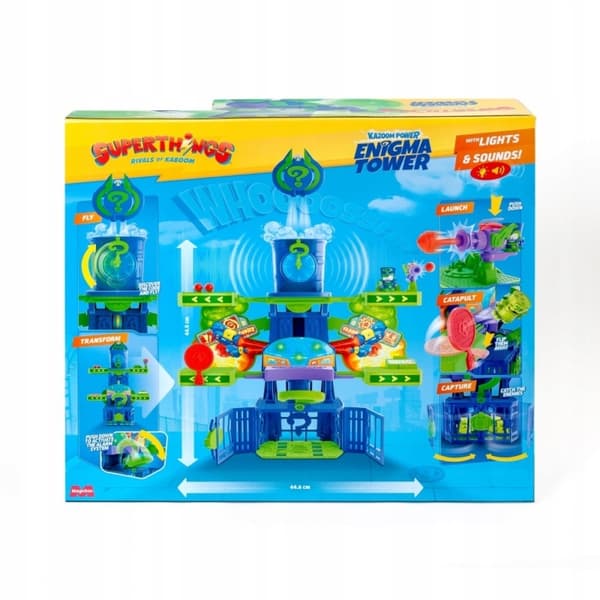 Magicbox Enigma Tower Toy Set, 40x46 cm, multicoloured, with a figure, 3+