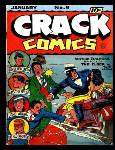 Crack Comics #9: Golden Age Superhero Comic 1941