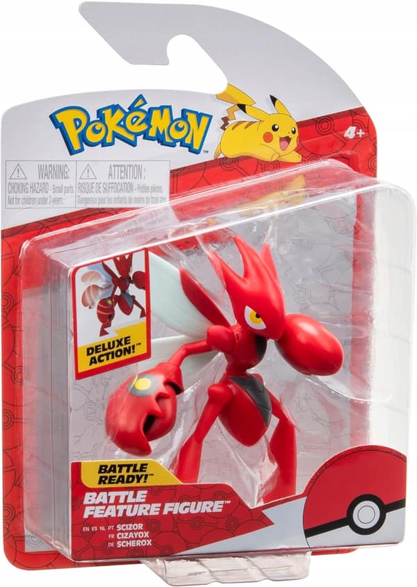 POKEMON Scizor Scherock Cizayox Figure with Attack Function
