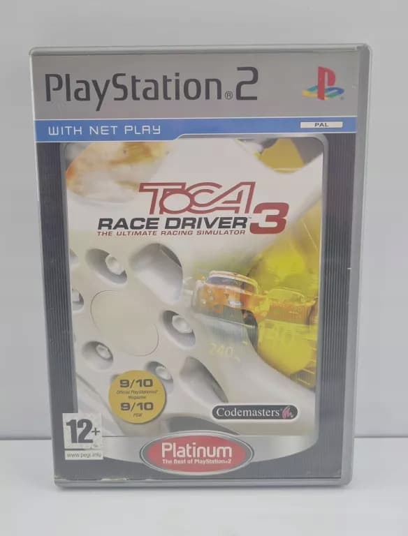 TOCA RACE DRIVER 3 PLATINUM PS2 GAME
