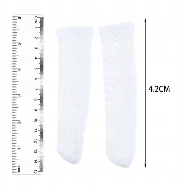 1/12 Scale Stocking Figure Doll’s Clothes Toy Figurine White Doll